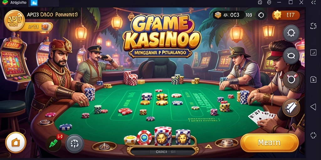 Screenshot gameplay Kasino yang menarik dan interaktif dari API33.