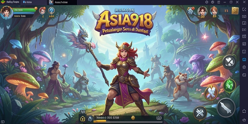 Screenshot gameplay menunjukkan petualangan seru di ASIA918.