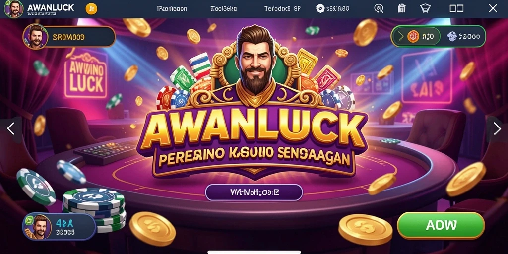 Tampilan gameplay AWANLUCK yang seru dan menarik.