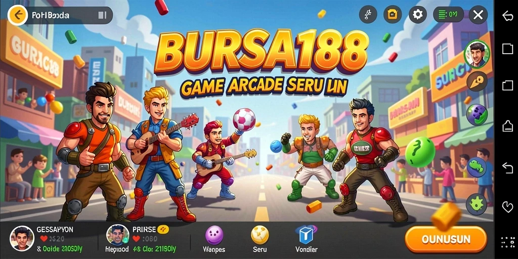 Tampilan menarik dari gameplay seru di BURSA188