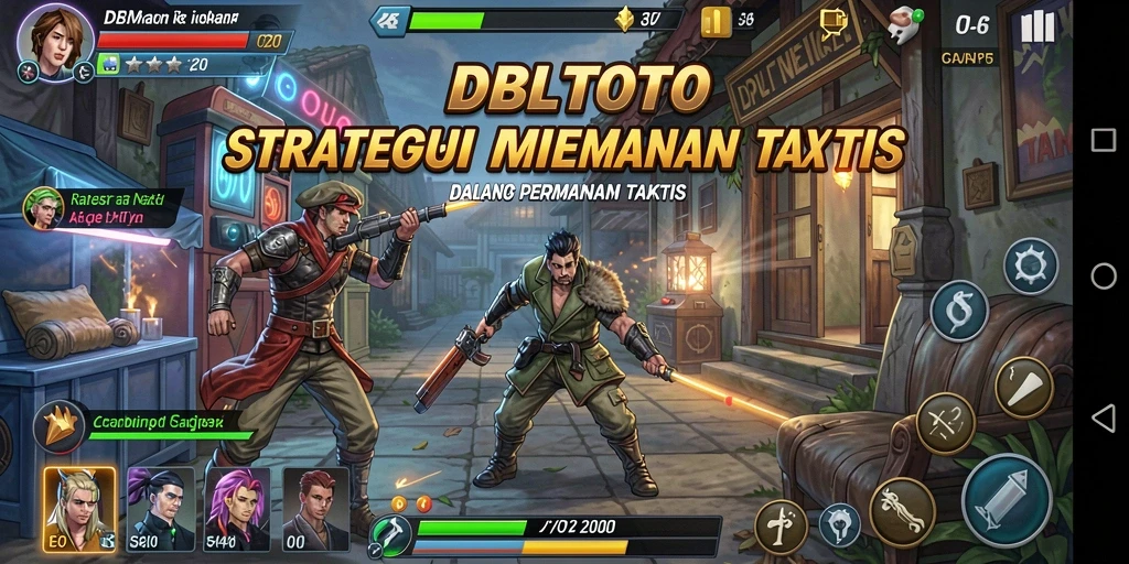 Tampilan gameplay DBLTOTO dengan aksi strategi yang mengedepankan taktik.
