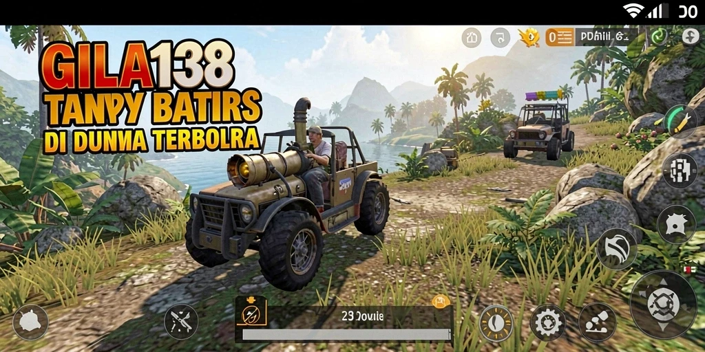 Gameplay GILA138 yang menampilkan eksplorasi dunia terbuka.