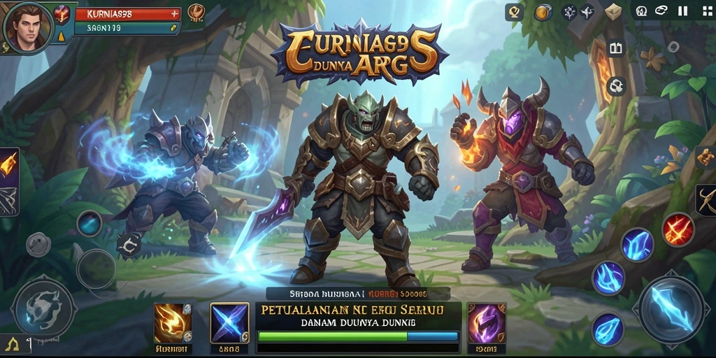 Gameplay seru KURNIA898 dengan aksi petualangan ARPG.