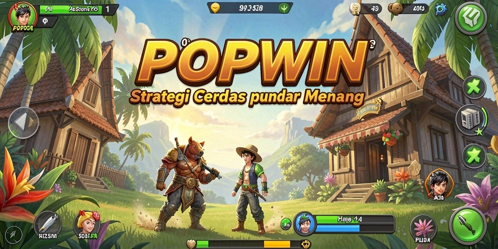 Tampilan gameplay POPWIN yang menarik dan penuh strategi.