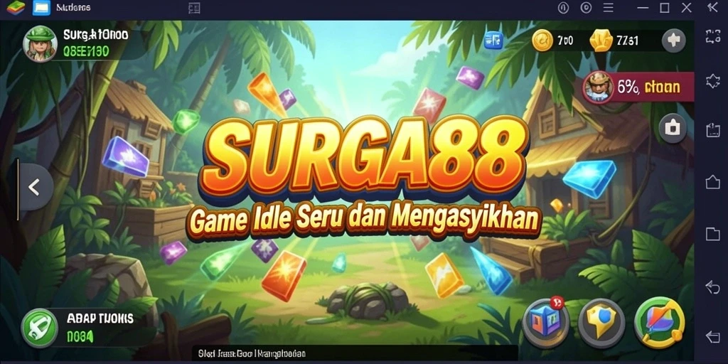 Tampilan gameplay SURGA88 yang menarik dalam suasana santai.