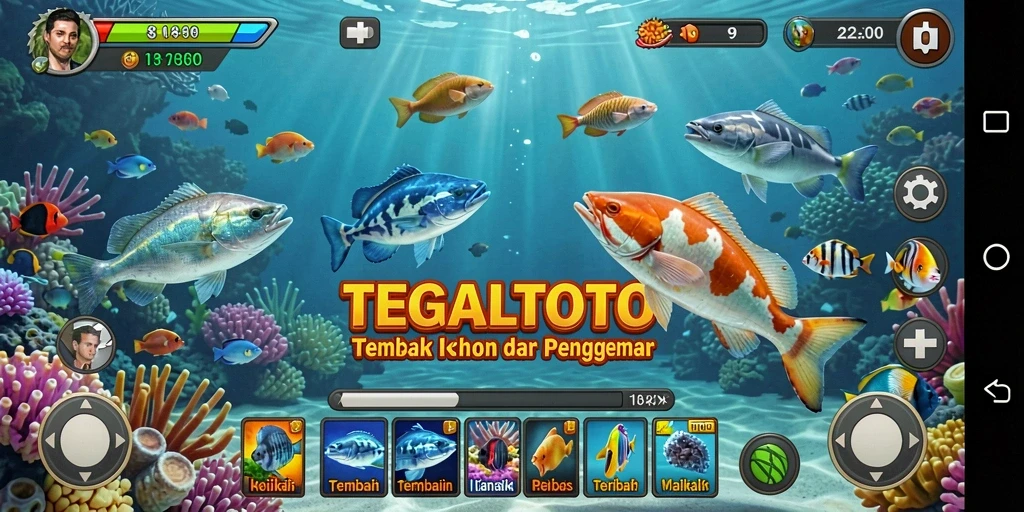 Gameplay seru TEGALTOTO dengan efek visual menakjubkan.