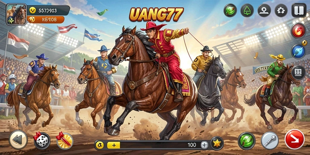 Gameplay Racing yang mendebarkan dan penuh adrenalin.